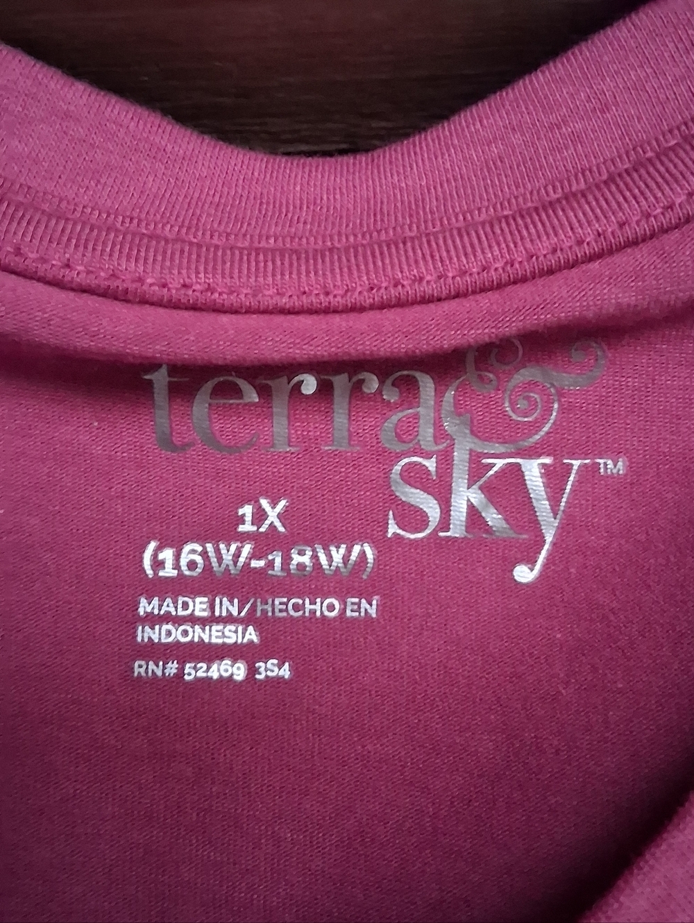 Terra & Sky Plus Size Tee NWT - Picture 3 of 5